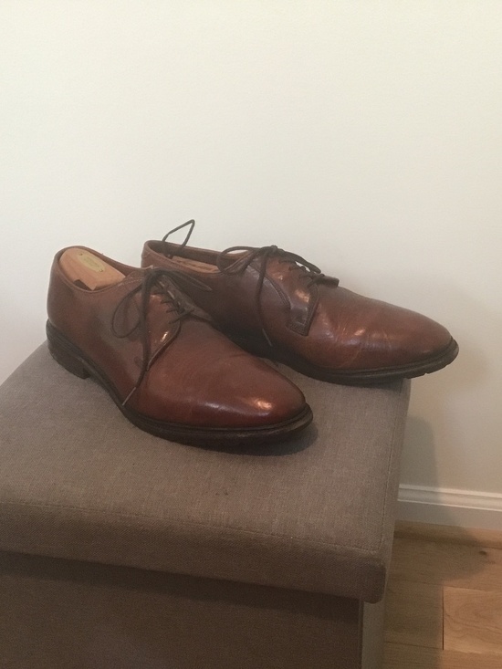 Rich brown Allen Edmonds Badlands plain toe Oxford shoes main image 7
